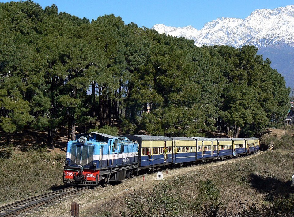 Kangra Valley heritage narrow-gauge toy train